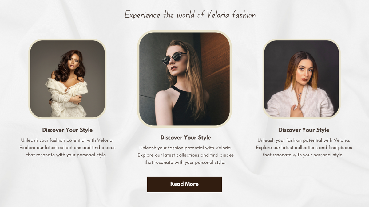 Velora - Elegant Fashion Business Canva Website Template